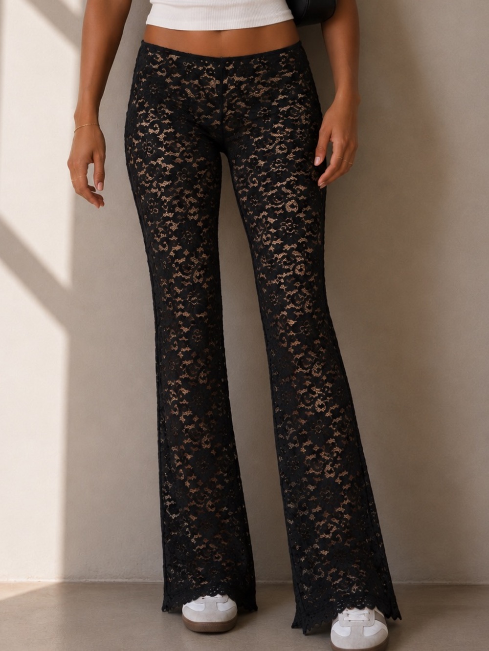 Vintage Forever 21 Low Rise Lace Pants